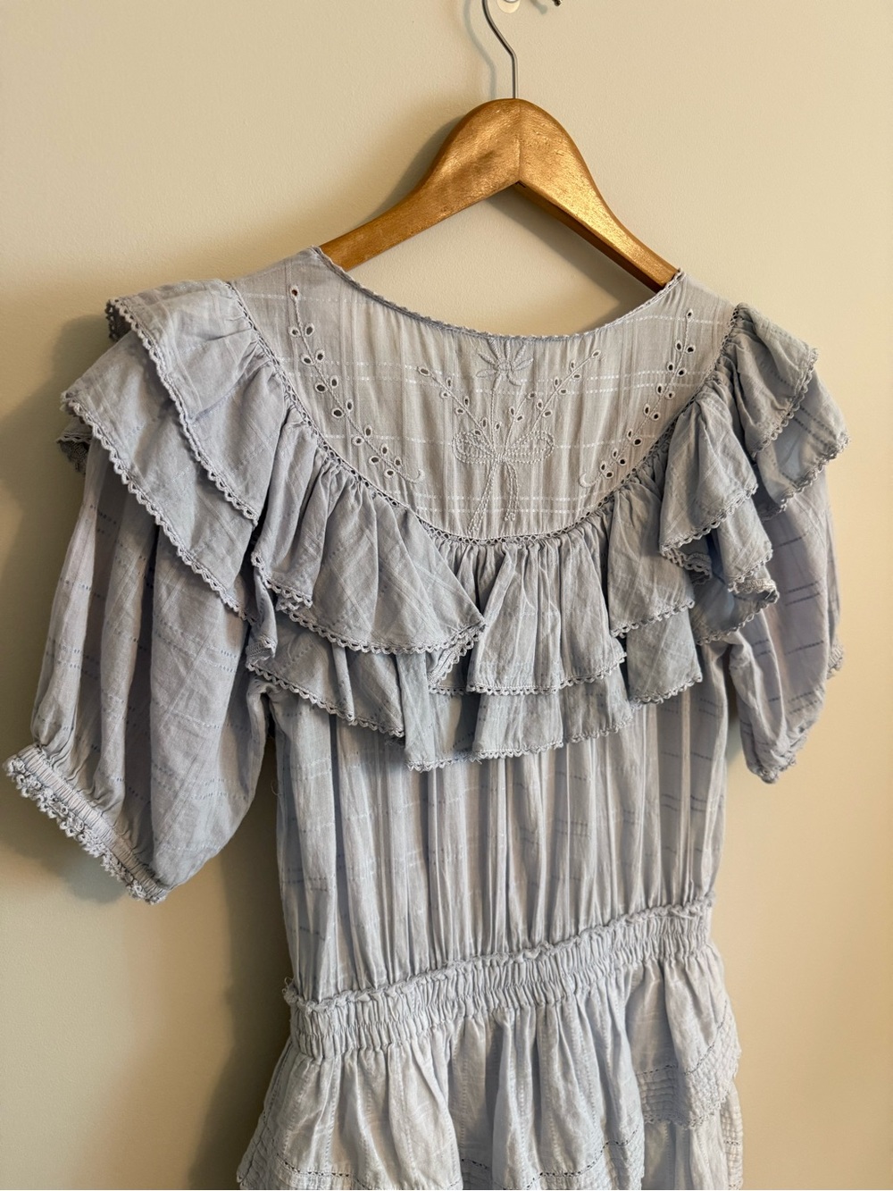 LOVESHACK FANCY LIV RUFFLE HERITAGE DRESS - Picture 8 of 8